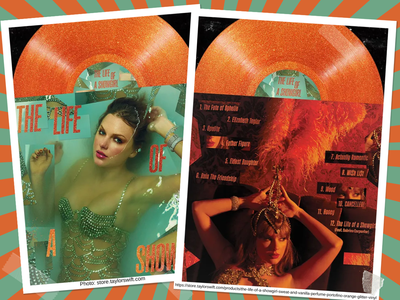 Taylor Swift’s “Showgirl Era” Makeup Look — Orange Is the New Red