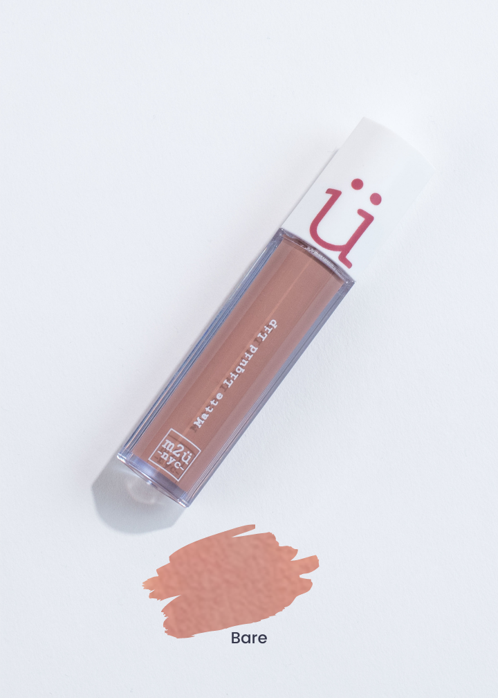 liquid lipstick in shade bare (nude)