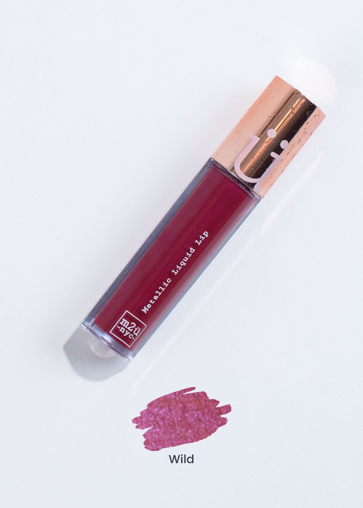 metallic liquid lipstick in shade 