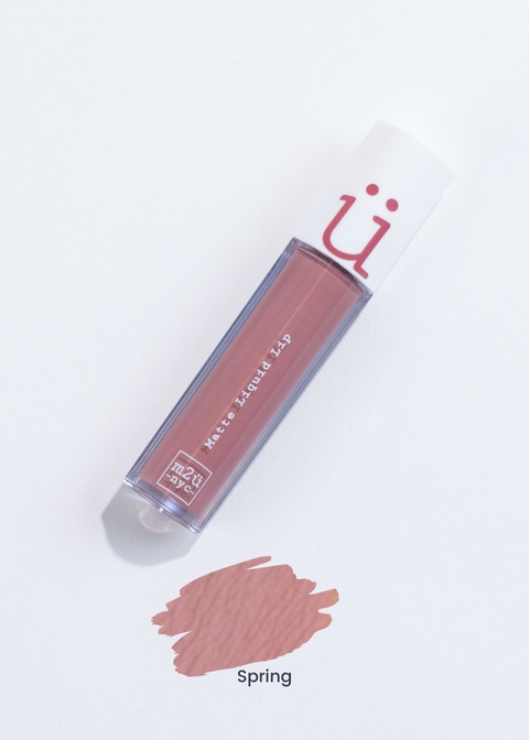 matte liquid lip in shade Spring (pink nude)