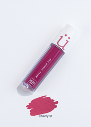 matte liquid lip in shade Cherry St (fuchsia pink)
