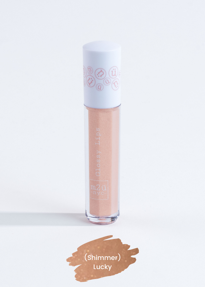 lip gloss in shade "Lucky" (nude shimmer)