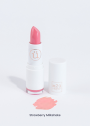 matte lipstick in shade strawberry milkshake (nude pink)