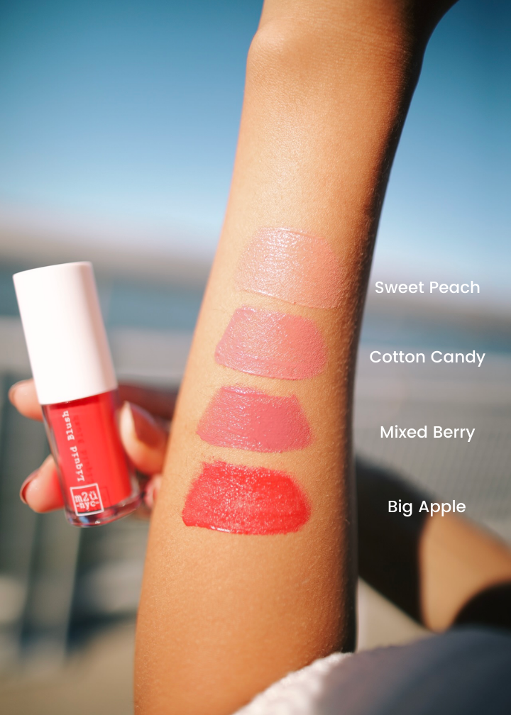 M2U NYC Liquid Blush arm swatches