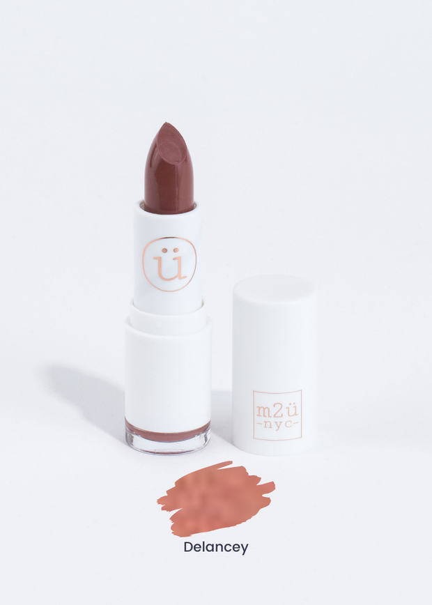 matte lipstick in shade Delancey (nude brown)